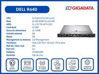 Dell R640 8 Bay 2x 6152 H740P 64GB DDR4 2400MT 2X1,92TB SATA SSD