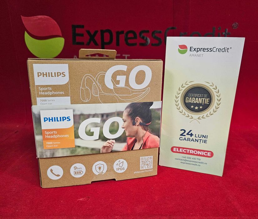 (B31904.1/ Ag28 Doi Baieti ) Casti Wireless Philips / Garantie 2 ani !