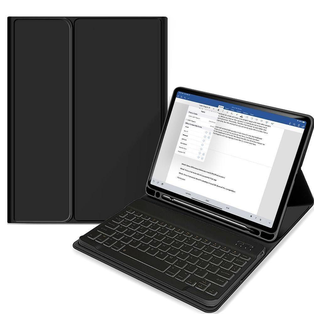 Калъф с клавиатура tech-protect за apple ipad 10 (10.9) 2022 черен