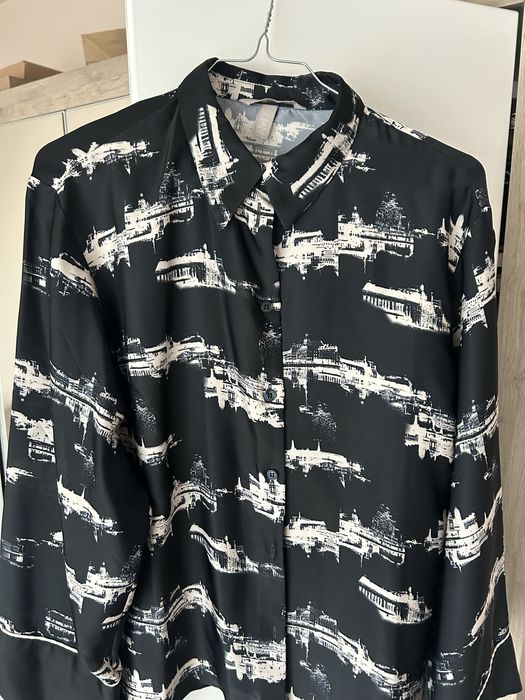Риза с принт H&M