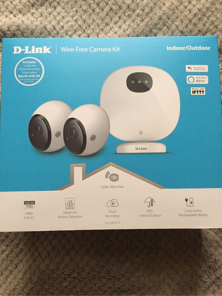 Camere supraveghere interior exterior D-link Wire-free Camera Kit NOU