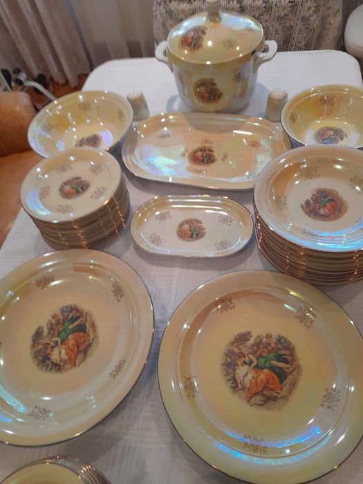 Set vesela / Serviciu de masa si ceai/cafea MADONNA pentru 12 persoane