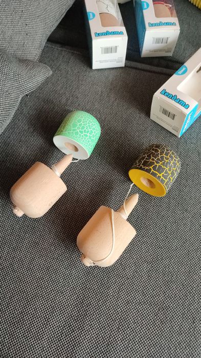 Kendama profesională model pill de lemn