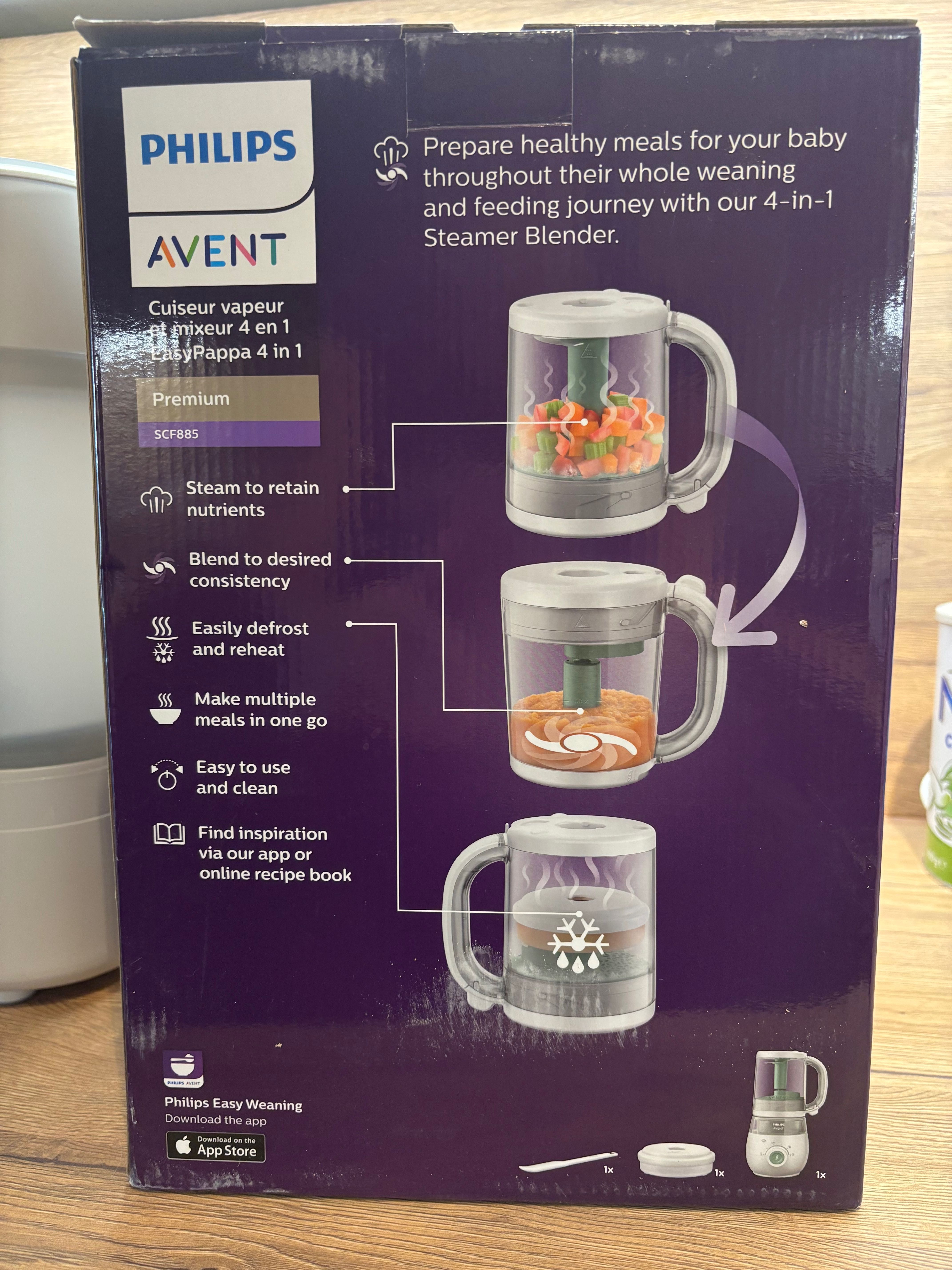 Комбиниран уред за готвене 4 в 1 Philips Avent
