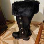 Cizme lungi blanite model epocă 36