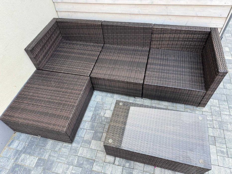 Set de mobilier de gradina Outsunny cu 5 piese