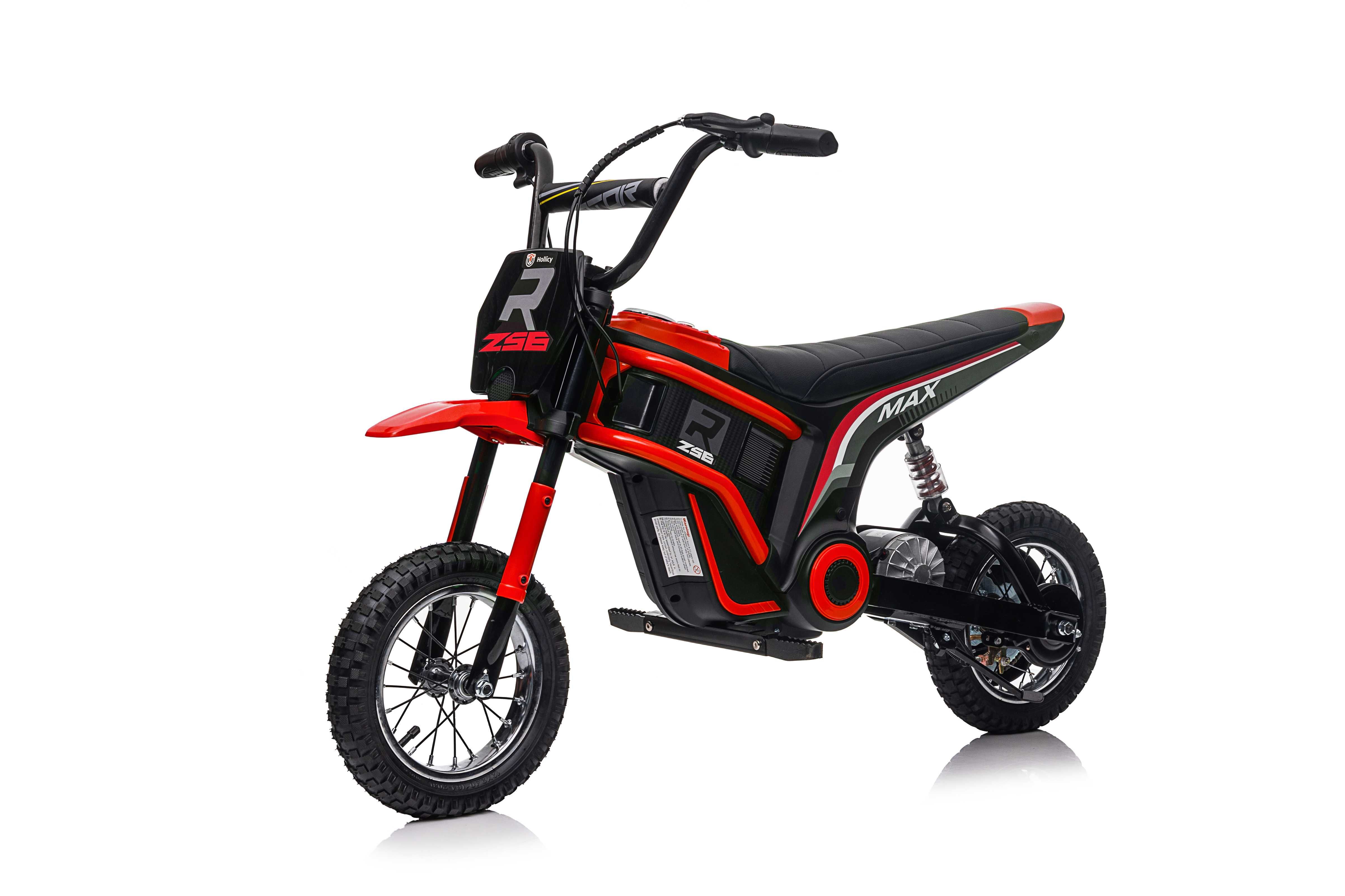 Motocicleta electrica Kinderauto Enduro 350W 24V, roti gonflabile RED