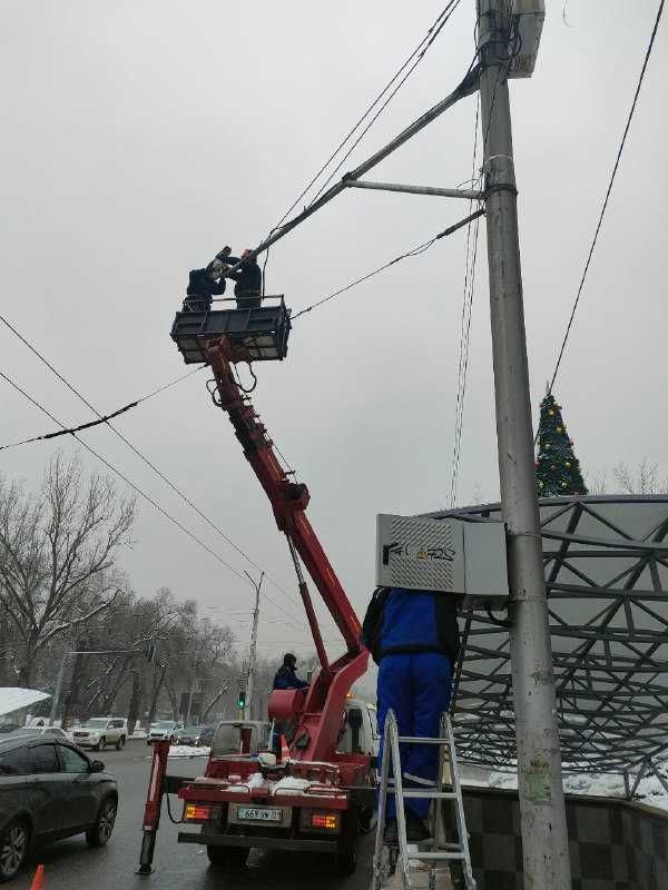 Монтаж систем видеонаблюдения, кабельных систем, услуги автовышки.