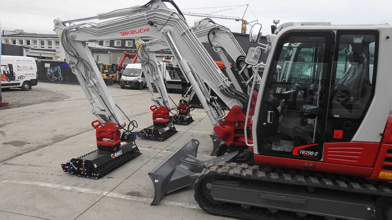 Grapa Grebla Rotativa Sortare Separare Teren Sol GR150 Caterpillar