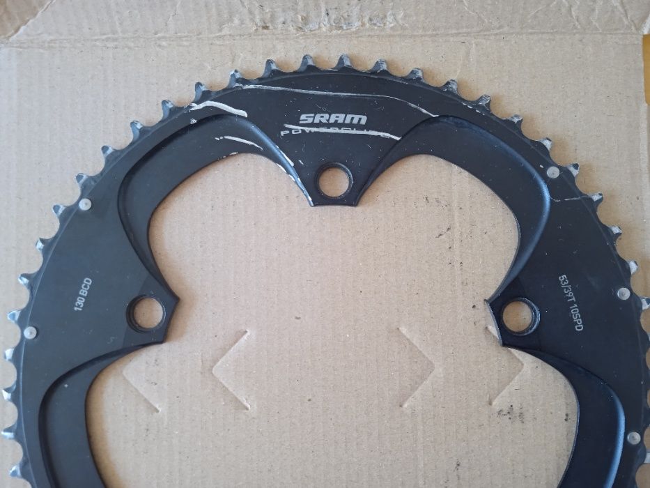 Foi SRAM PowerGlide 53, 50, mica (SRAM PowerGlide Chainrings)