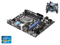 Kit Placa de baza 1155 MSI H61M + Procesor i7 2600 + Cooler Garantie