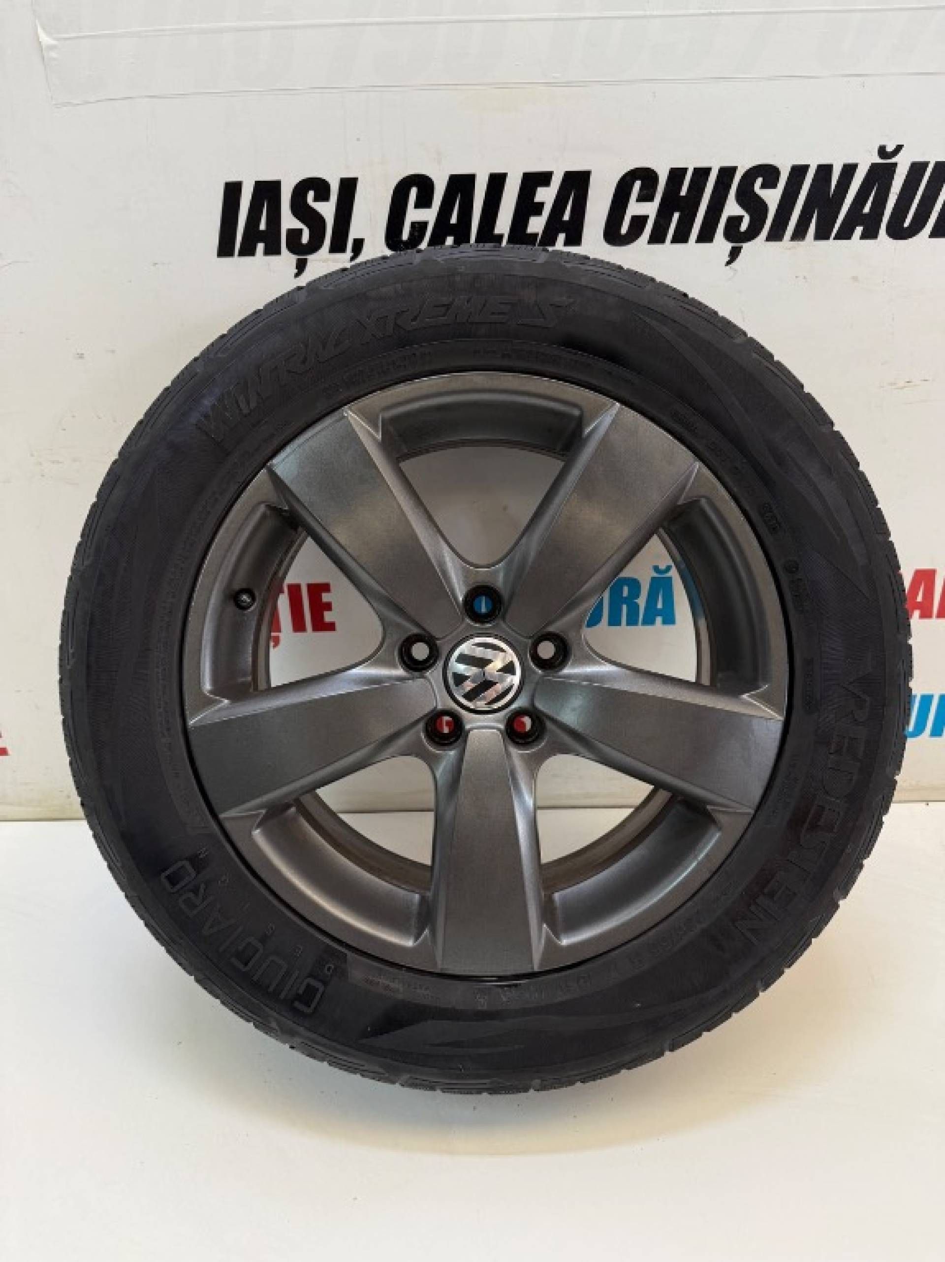 Jantă aliaj roată rezervă 5x112 R17 7J ET43 VW Tiguan 5N0 601 025 C