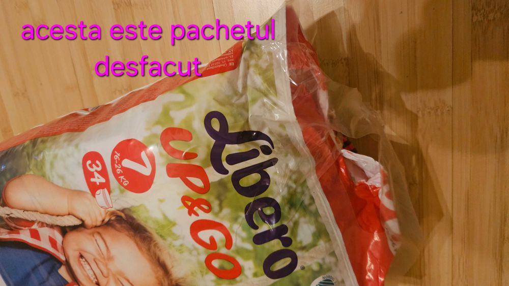 Scutece Libero pants nr 7 16-26 kg 64 buc