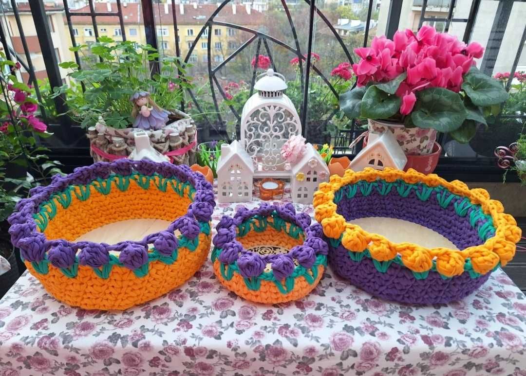 Плетени панери за декор и съхранение  (FB : Pink Rainbow)