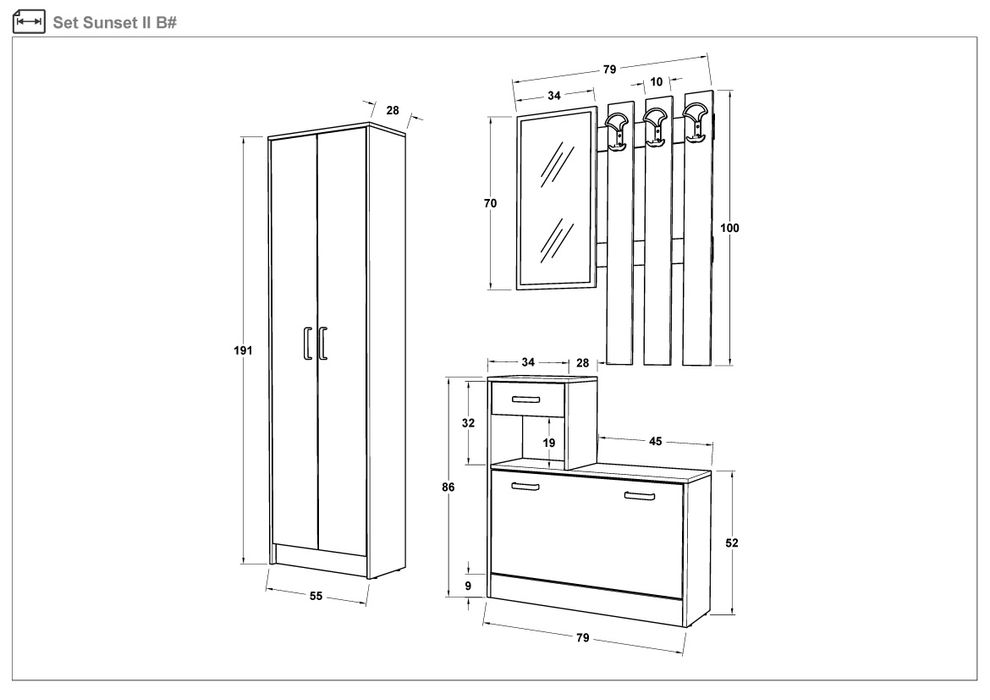 Портмантото с гардероб