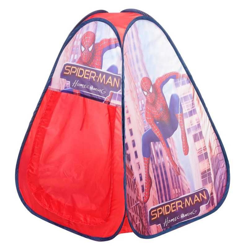 Детска палатка за игра Спайдърмен с чанта, bubolinakids