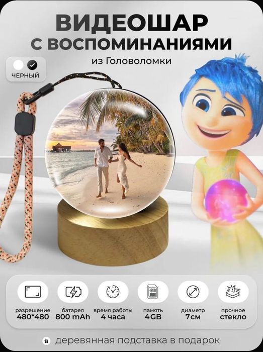 Шар воспоминаний, Видеошар, проектор, подарок на Новый год.