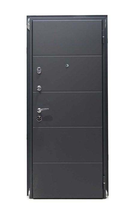 Usa metalica apartament - modern decor