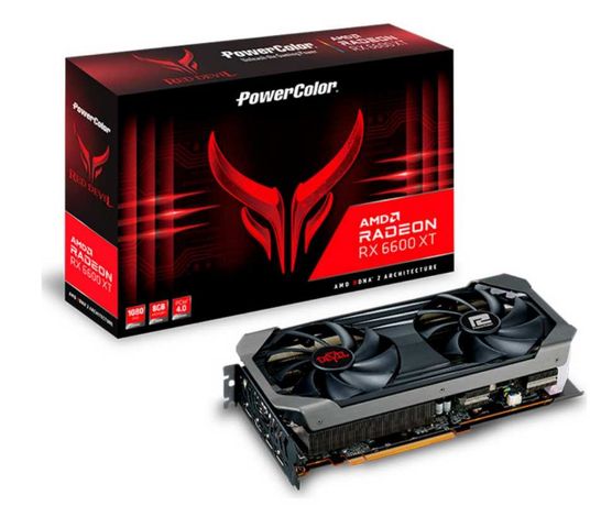 PowerColor Radeon™ RX 6600 XT Red Devil OC, 8GB GDDR6, 128-bit