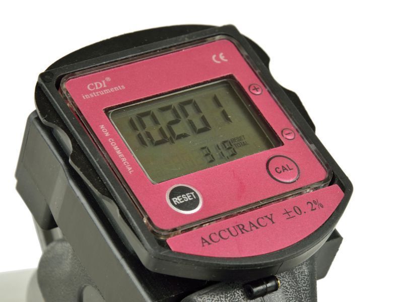 Пистолет за гориво с цифров брояч lcd 1" bsp за помпа за пренос на мас