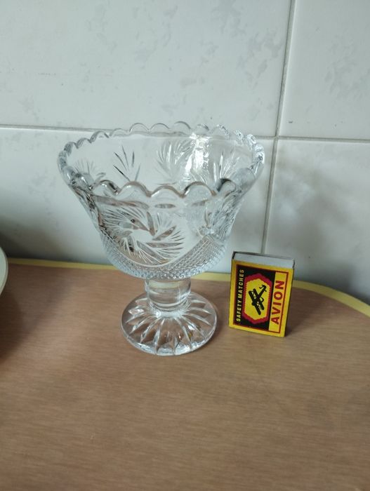 Вазочки хрустальные , стеклянные, советские