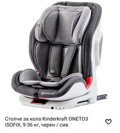 Столче за кола Kinderkraft ONETO3 ISOFIX, 9-36 кг