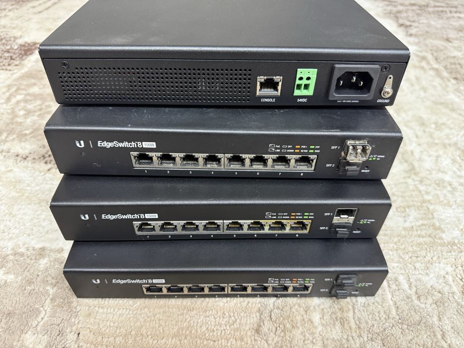 Ubiquiti EdgeSwitch PoE 8, 150W, 1Gb, SFP