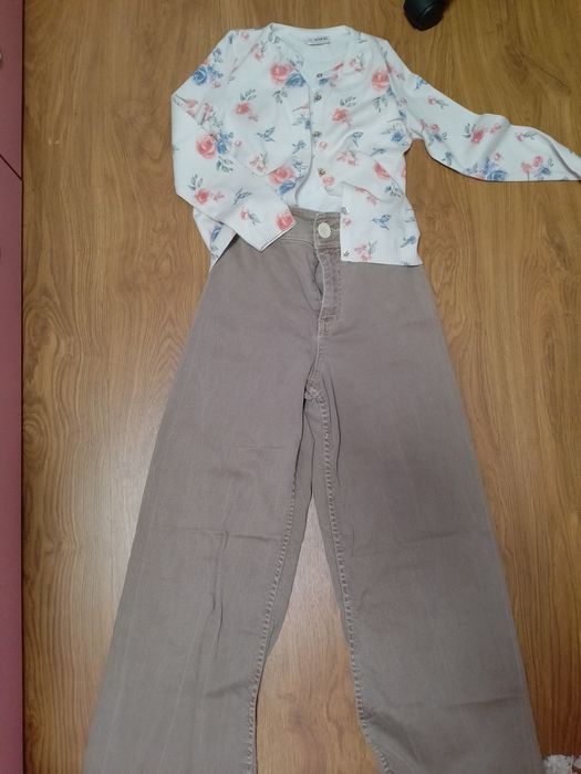 Дънки Zara kids и жилетка