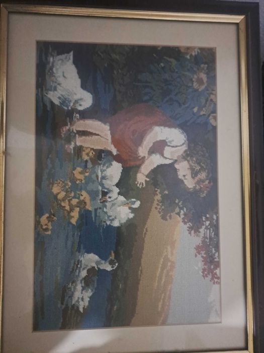 Vând goblenuri  cusute,înrămate