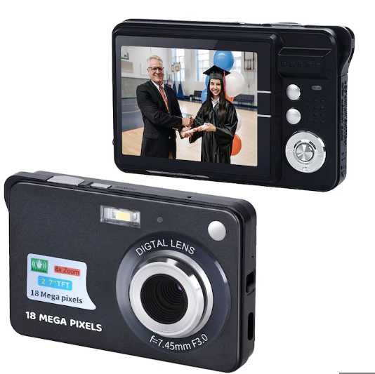 Cameră digitală nouă 48MP 4K – Perfectă pentru ITP cu afișare dată