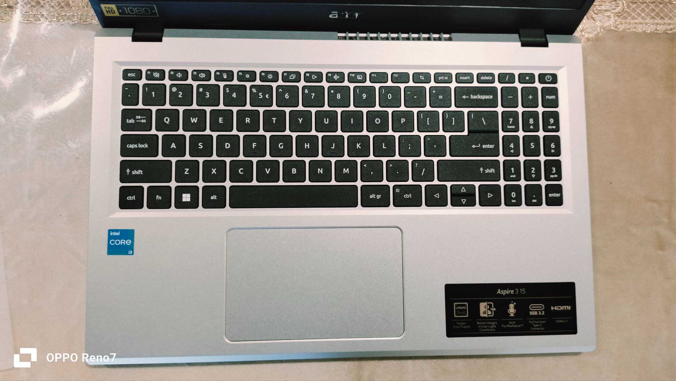 Yangi Acer Aspire 3 A315 – i3 | 8GB | SSD | Full HD