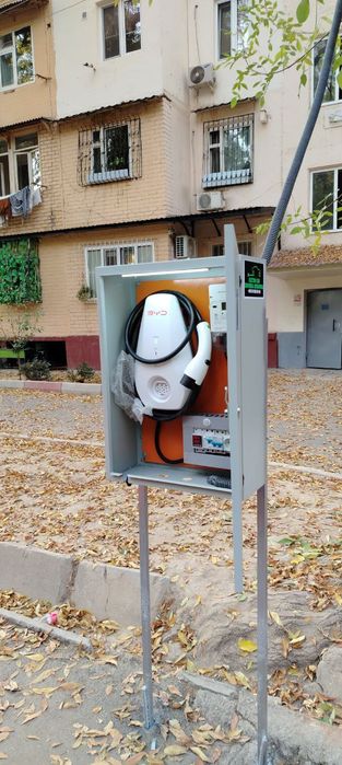 Установка электро зарядки 100$