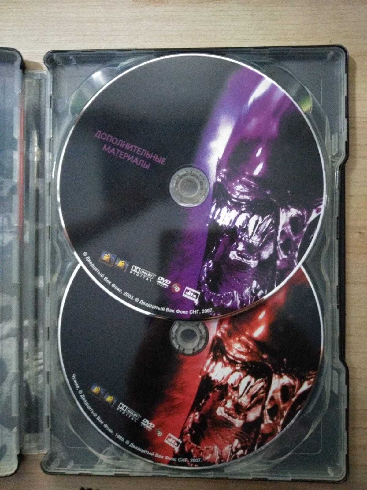 "Чужой" CD/DVD эксклюзивная серия в SteelBox 4 первых фильма