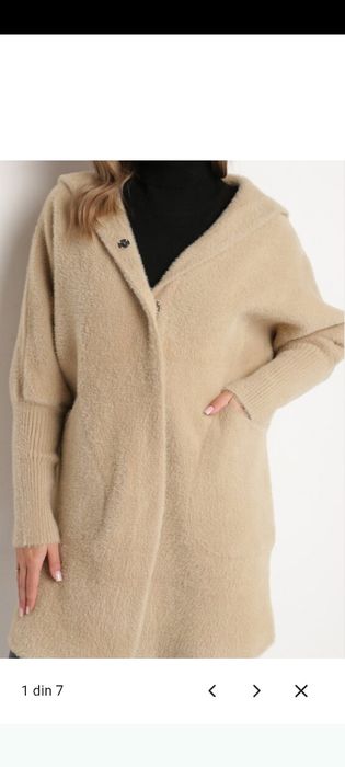 Palton din lana alpaca