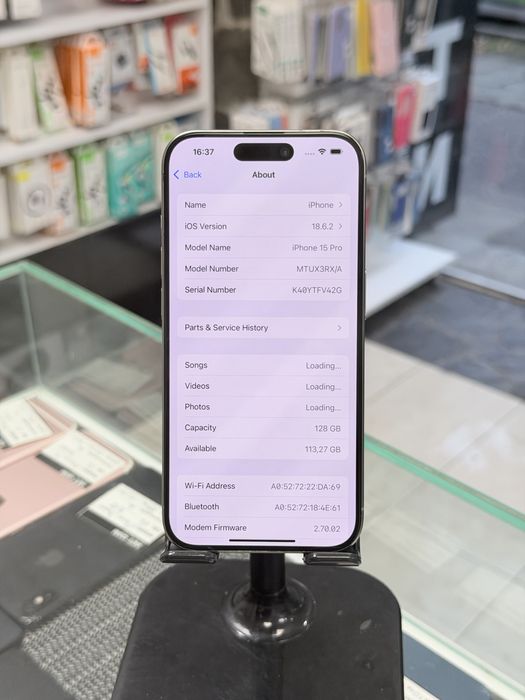 Apple iPhone 15 Pro 128GB Natural Titanium