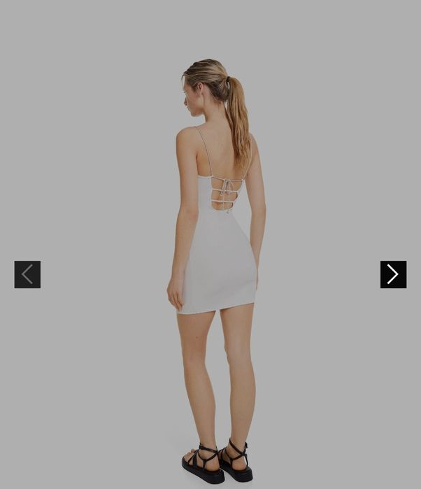 Нова рокля Bershka,гол гръб-блестяща топ цена С,М