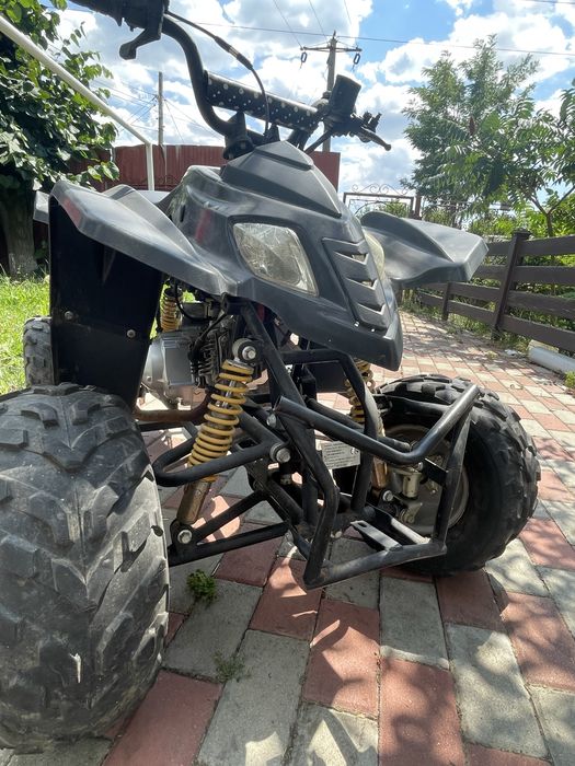 ATV BEMI 110cm cu motor puternic pe benzina,cu pornire din cheie