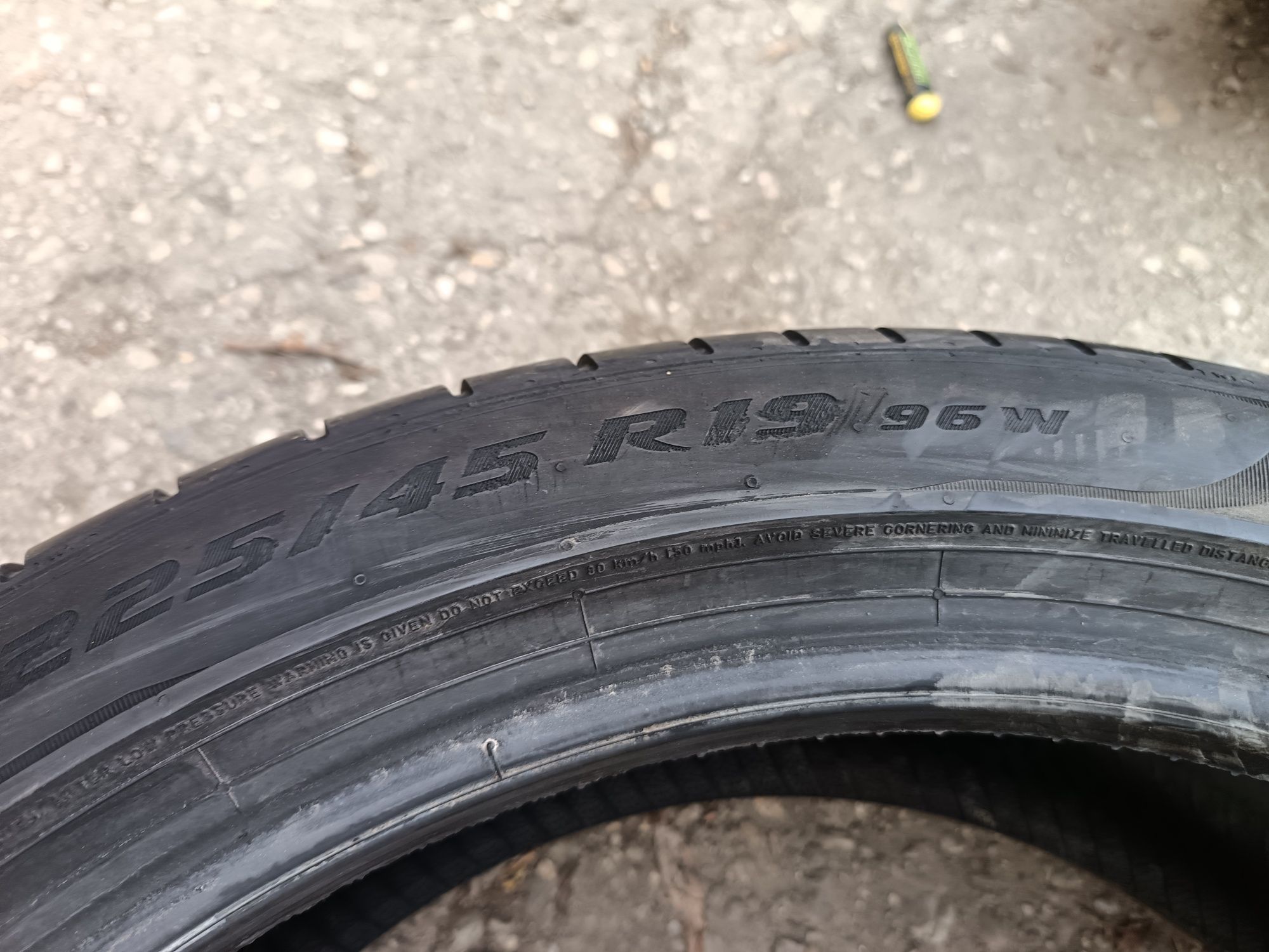 Anvelope vara 225 45 19 pirelli runflat 2019 5.5mm