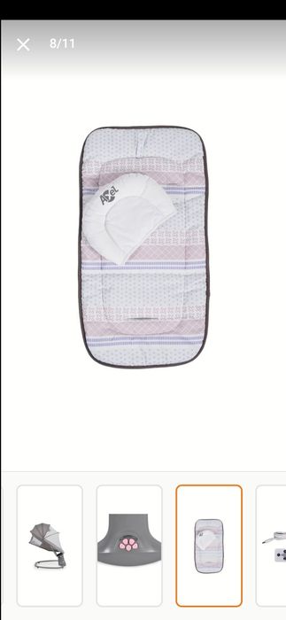 Balansoar electric 3 in 1, cu bluetooth, Mastela, roz