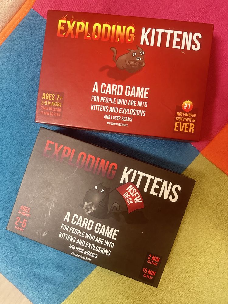 Настолна игра Exploding Kittens Original/NSFW