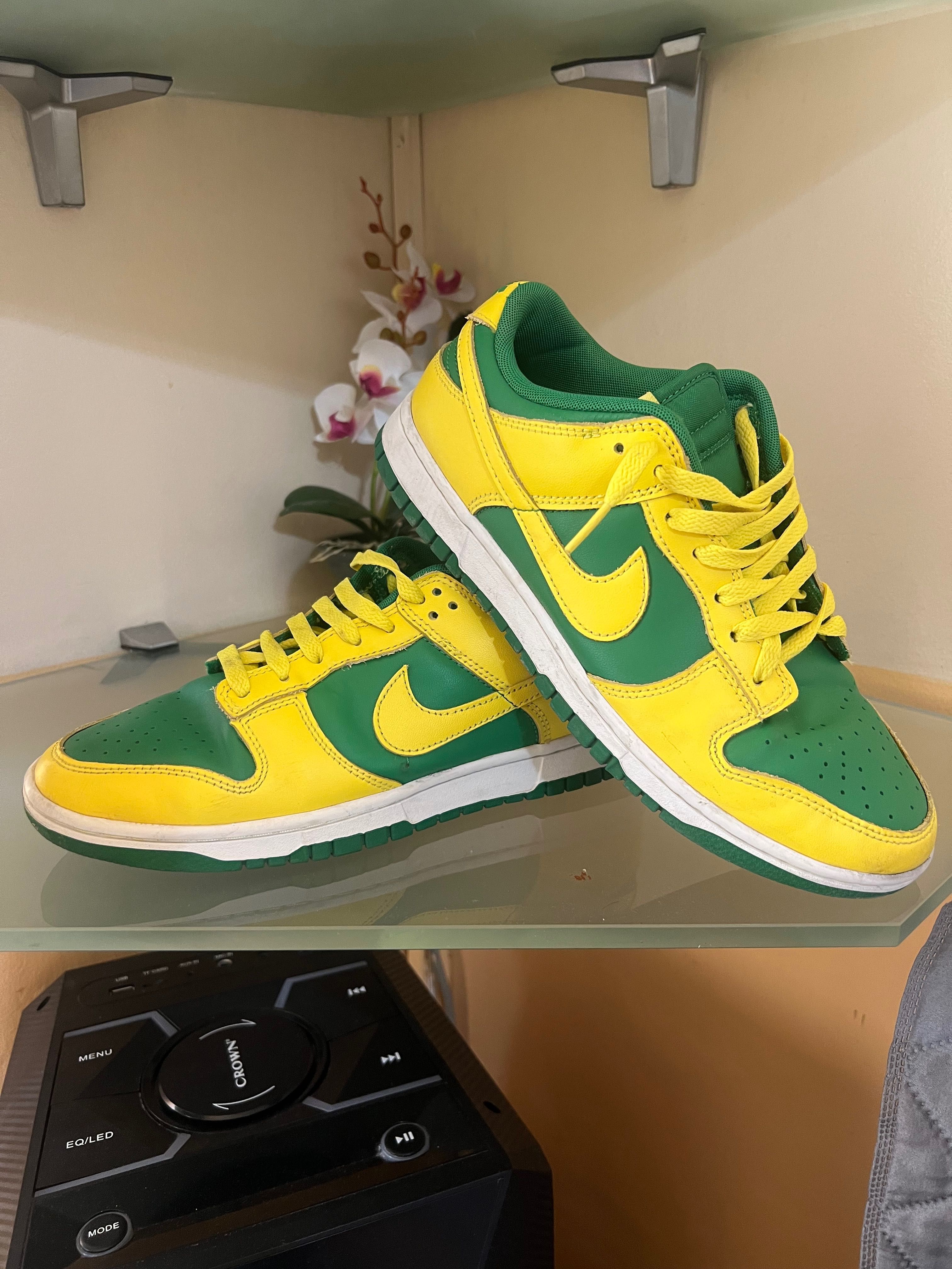 Nike Dunk Low Retro Apple Green Yellow Strike Brazil