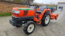 Японски трактор Hitachi NZ235 с фреза, 4x4, 23 кс., АграБГ Джолев