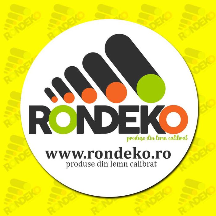 Gard - pavilion pietonal din lemn rotund impletit Rondeko - MODEL NOU!