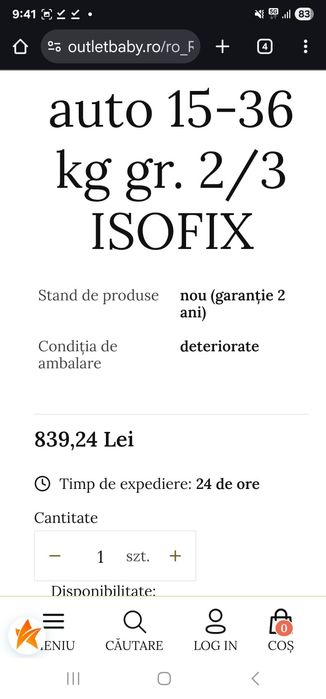 Maxi Cosi Isofix Rodfix AP 15-26 kg