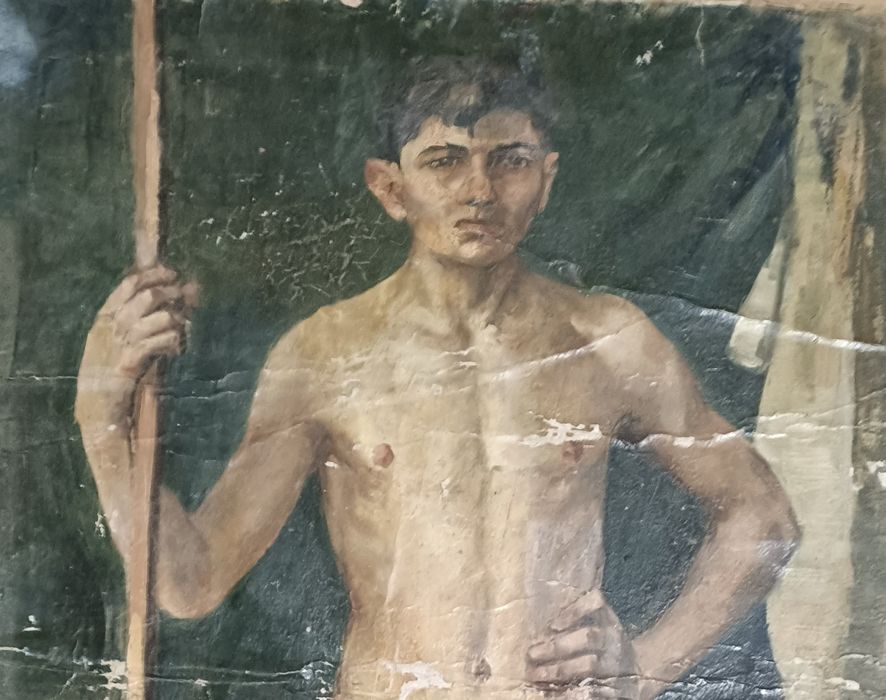 Tablou Dante Grechi ulei pe panza datat 1960