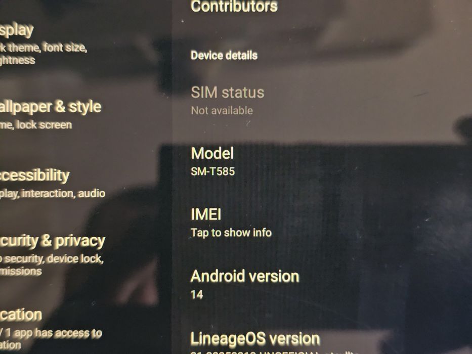 Samsung Galaxy TAB A6 LTE
