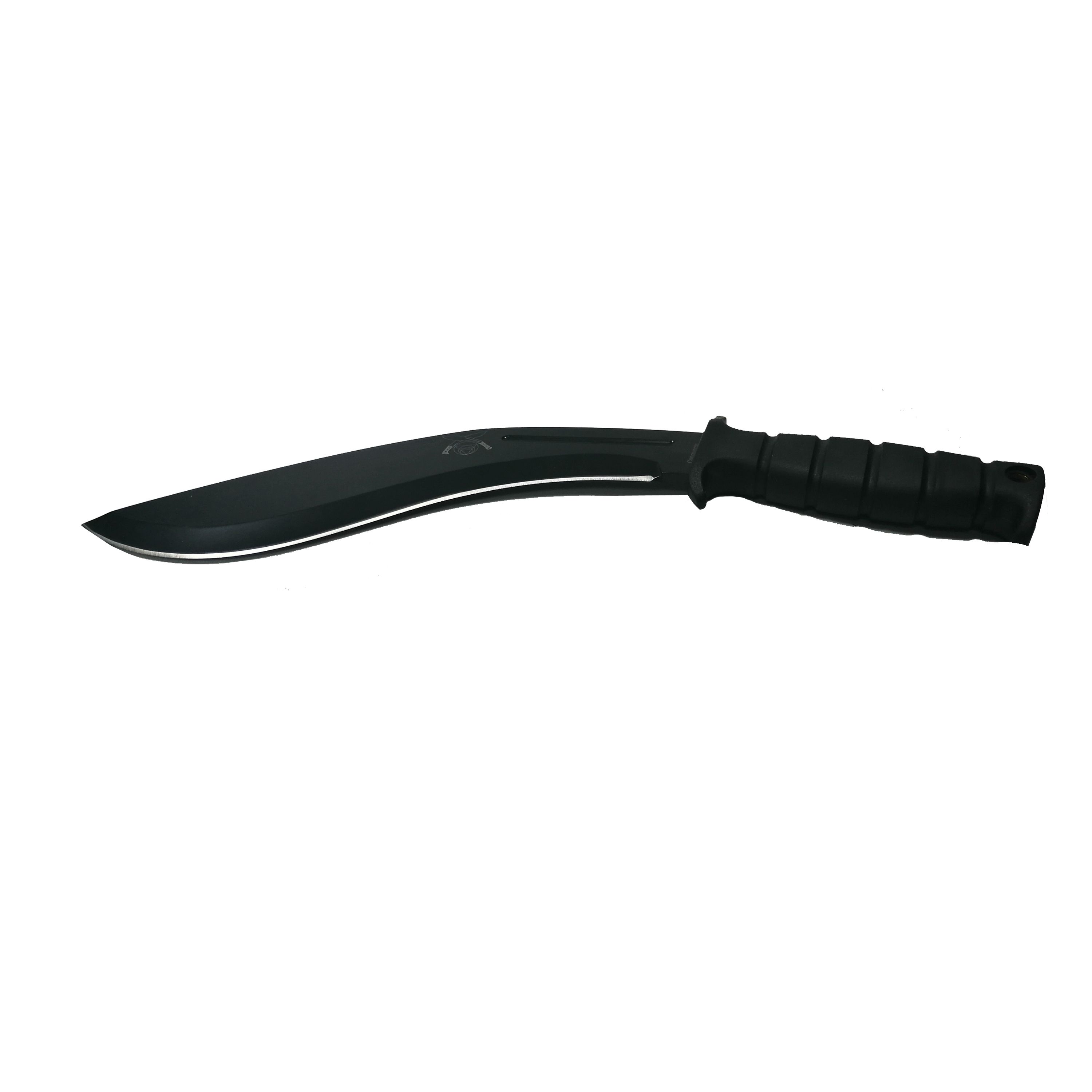 Set vanatoare Kukri Madness, maceta si cutit, negru, teaca inclusa