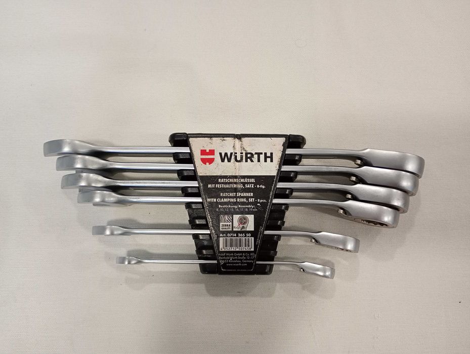 Wurth Zebra звездогаечен ключ с тресчотка с номера 8,12,16,17,18,19