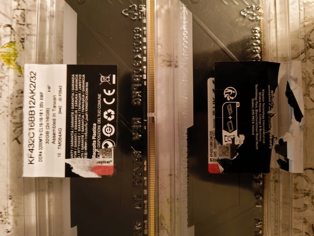 Оперативная память Kingston Fury 2х16GB DDR4 3200