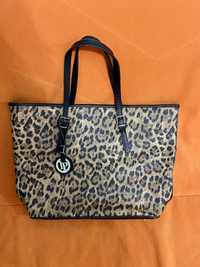 Geanta piele Il Passo Animal Print